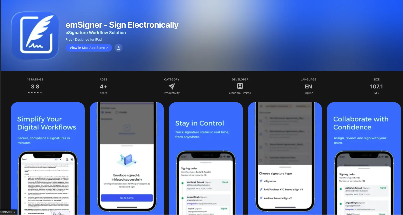 emSigner Digital Signature screenshot 4